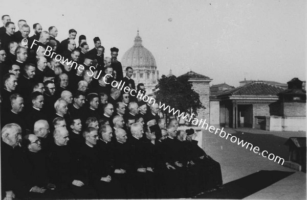 COPY NEGS THE FR.J.HANNON'S SNAPS (TAKEN BY AMERICAN S.J.0)IF ELECTORS IN ROME SEPT 46